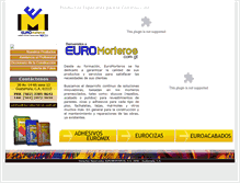 Tablet Screenshot of euromorteros.com.gt